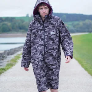 HUUB Changing Robe - Grey Camo